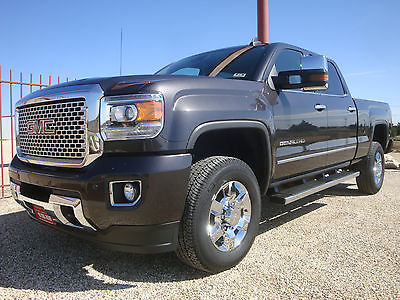 GMC : Sierra 2500 Denali Crew Cab 2015 gmc 2500 sierra hd denali duramax diesel crew cab short bed dvd 4 x 4 4 wd