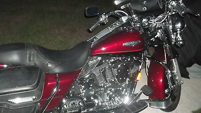 Harley-Davidson : Touring 2002 road king fuel injected very good condition leather fiberglass bags