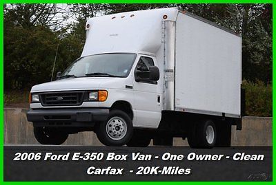 Ford : E-Series Van Box Van 06 ford e 350 e 350 cutaway box van 5.4 l v 8 triton gas used truck 20 k miles drw