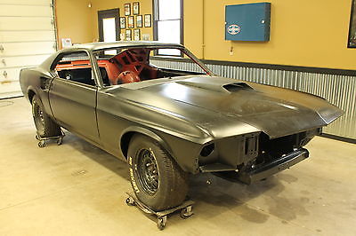 Ford : Mustang Mach 1 1969 ford mustang fastback mach 1 nice project car 351 w rotisserie restoration