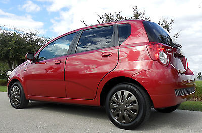 Chevrolet : Aveo CERTIFIED FLORIDA SPORT RED LT RARE 5 Special Edition 4 Cyl. 1.6L Automatic Hatchback NEW TIRES LOADED NICE ONE