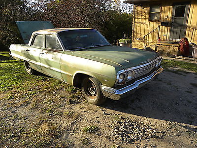 Chevrolet : Impala 1963 chevrolet bel air 4 door 4.6 l 283 automatic