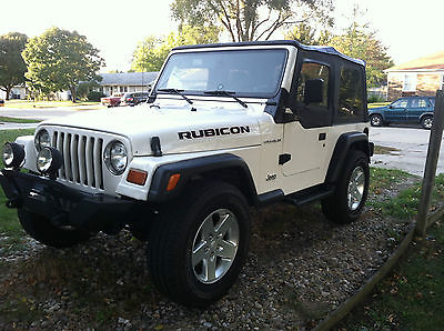 Jeep : Wrangler TJ White 1998 Jeep Wrangler With Chevy 350 Engine Swap