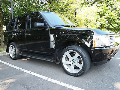 Land Rover : Range Rover HSE Sport Utility 4-Door 2005 range rover hse black on black perfect mechanical and cosmetic condition