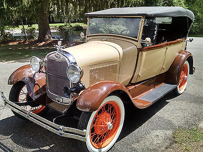 Ford : Model A Phaeton 1928 model a ford phaeton four door convertible