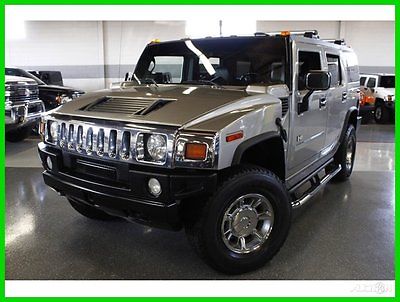 Hummer : H2 Base Sport Utility 4-Door 2005 hummer h 2 carfax certified low miles southern truck moonroof third seat