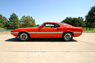 Shelby : GT500 1969 shelby gt 500 grabber orange black nicely restored excellent example