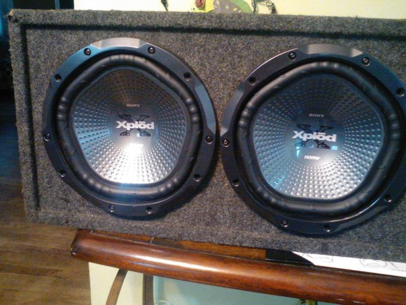 Dual Sony Xplod1100W Speakers with Boss CLR 150Wx4 Audio Systems, 3