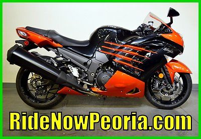 Kawasaki : Ninja 2014 kawasaki ninja zx 14 r abs superbike zx 14 orange fast used