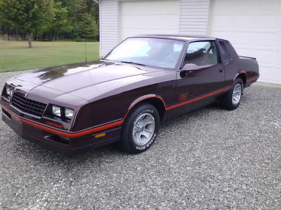 Chevrolet : Monte Carlo SS 1987 monte carlo ss 2 nd owner low miles sharpe