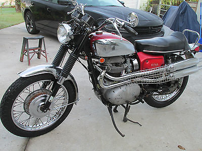 BSA : firebird scrambler  1970 bsa firebird scrambler a 65 f original condition limited production tr 6 c