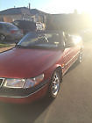 Saab : 900 900 SE Turbo 1995 saab 900 turbo convertible red low miles super strong engine 5 speed