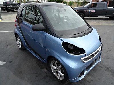 Smart : fortwo passion coupe 2015 smart fortwo passion coupe salvage wrecked repairable gas saver l k