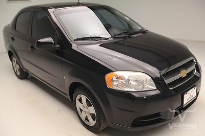 Chevrolet : Aveo LT Sedan FWD 2009 black cloth mp 3 auxiliary single cd i 4 ecotec we finance 53 k miles