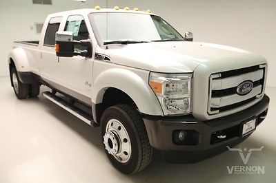 Ford : F-450 King Ranch Crew Cab 4x4 Fx4 2016 navigation leather heated cooled sunroof power stroke v 8 diesel