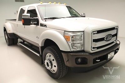 Ford : F-450 King Ranch Crew Cab 4x4 Fx4 2015 navigation leather heated cooled v 8 diesel we finance 27 k miles
