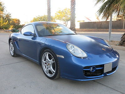 Porsche : Cayman Cayman S 2007 porsche cayman s 6 speed low reserve salvage rebuildable 07 987 damaged