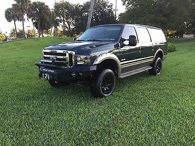 Ford : Excursion Eddie Bauer 2005 eddie bauer green tan bullit proofed motor nearly stock super reliable