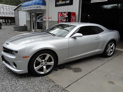 Chevrolet : Camaro ss/rs LOW miles, Silver with red leather int,  auto,    16k miles!!