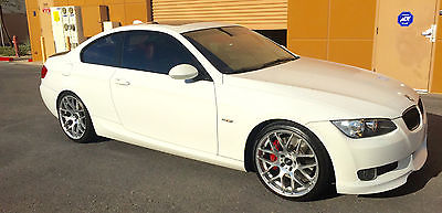 BMW : 3-Series Base Coupe 2-Door 2009 bmw 335 i white w red interior ets bms cobb audison arc morel and more