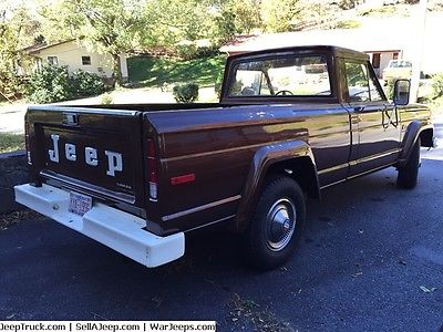 Jeep : Other 1978 jeep j 10 truck with 29 890 original miles