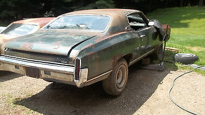 Chevrolet : Monte Carlo solid but needs restored, all original, a little rusty, but solid.