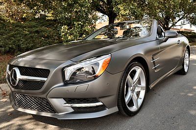 Mercedes-Benz : SL-Class Base Convertible 2-Door 2013 mercedes benz sl 550 matte shadow distronic no paint no odors warranty