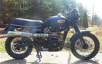 Triumph : Other 2014 triumph scrambler dessert sled enduro vintage style must see tons of mods