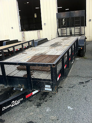 2014 Down To Earth 26' equipment trailer, 6' HD ramps! 14,000 lbs GVWR--TN.