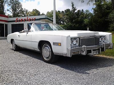 Cadillac : Eldorado 1975 cadillac 2 door coupe