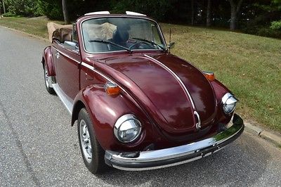 Volkswagen : Beetle - Classic well taken care of 1977 vw beetle convertible