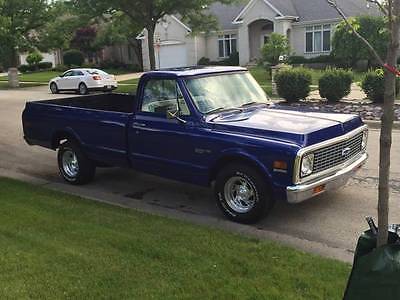 Chevrolet : C-10 1972 chevy c 10 deluxe nut and bolt rotisserie restored