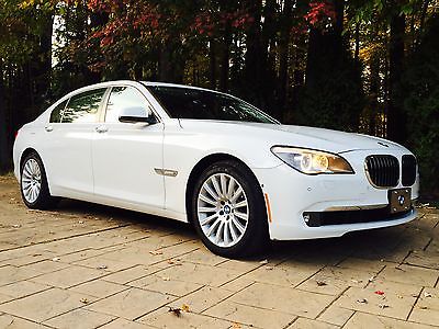 BMW : 7-Series 750 Li 2009 bmw 750 li base sedan 4 door 4.4 l white oyster nappa leather