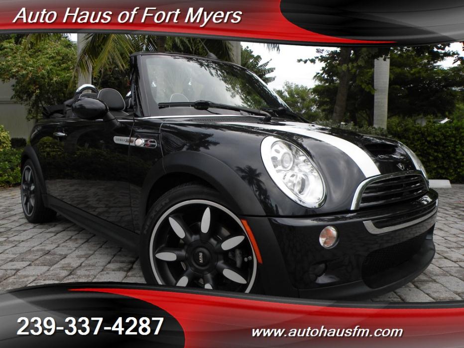 Mini : Cooper S Sidewalk Convertible Ft Myers FT We Finance & Ship Nationwide Sidewalk/Cold Weather Package Heated Seats Aux