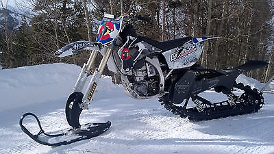 Yamaha : YZF 2006 yz 450 f with 2013 timbersled snowbike sx kit