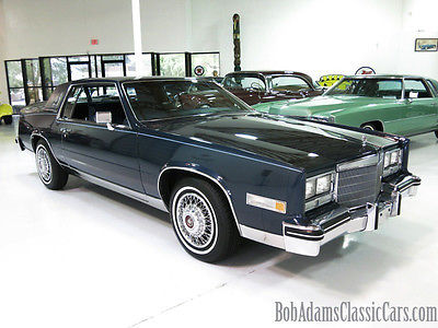 Cadillac : Eldorado Coupe 1985 cadillac eldorado coupe stunning car w only 31 k original miles mint