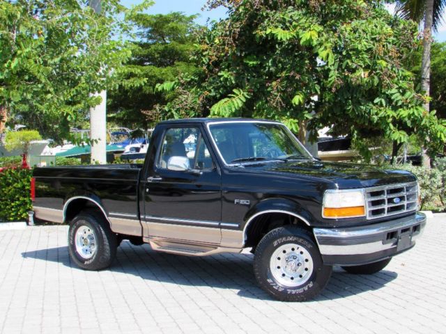 Ford : F-150 Eddie Bauer 1996 ford f 150 eddie bauer 4 x 4 regular cab pickup 4.9 l 6 cyl automatic