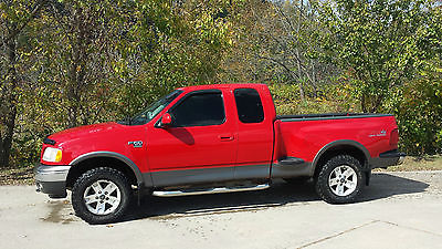 Ford : F-150 XLT 2003 2 tone red gray ford f 150 xlt extended cab pickup 4 door 5.4 l