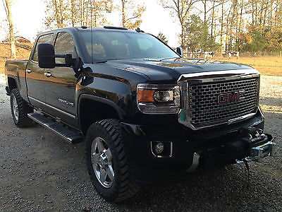 GMC : Sierra 3500 Denali 2015 sierra denali diesel loaded cheapeset on ebay winch lift 35 s