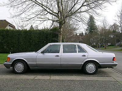 Mercedes-Benz : S-Class Long Wheelbase 1988 mercedes 560 sel 4 door sedan