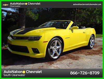 Chevrolet : Camaro SS Certified 2014 ss used certified 6.2 l v 8 16 v automatic rear wheel drive convertible onstar
