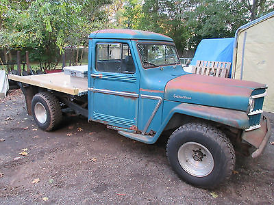 Willys : Utility Truck 1962 willys jeep truck pick up truck 4 x 4 super hurricane warn overdrive