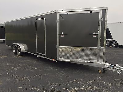 New 2016 All Aluminum Enclosed 7'X24' PLUS 5'V SNOWMOBILE/ATV/UTV