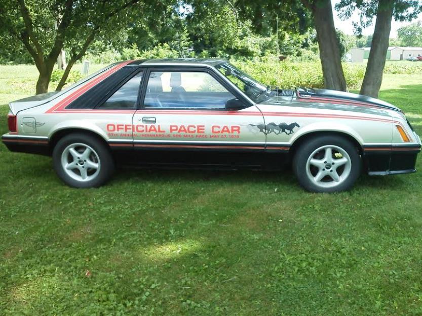 1979 mustang indy pace car 4 cyl turbo 4 spd