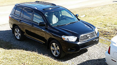 Toyota : Highlander Sport 2008 toyota highlander sport awd v 6 tow package sunroof remote start sirius