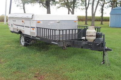2008 Flagstaff BR19Th Toy Hauler Pop Up Camper Off Road Ed. Lifted No Reserve