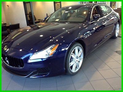 Maserati : Quattroporte S Q4 2015 maserati quattroporte sq 4 blue over tan