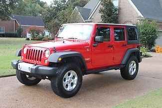 Jeep : Wrangler Unlimited Sahara One Owner Perfect Carfax Nav Heated Leather Seats Automatic 3