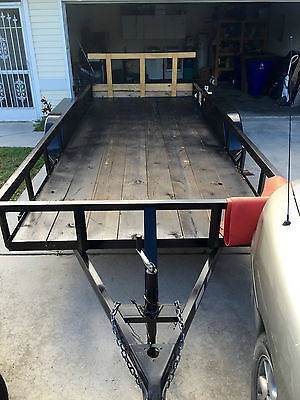 16' x 6' steel frame utility trailer