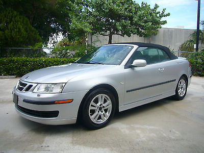 Saab : 9-3 2.0T Turbocharged Sport Convertible - 2 door Free Warranty - 60k Original Miles! - Perfect Carfax - No accidents - 2 owners